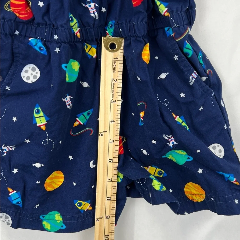 Gymboree - Girl’s Romper -One Piece -Shorts - Outer Space - Navy - Sleeveless -7